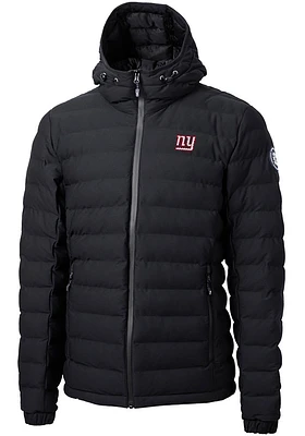 Cutter and Buck New York Giants Mens Black Mission Ridge Repreve Filled Jacket