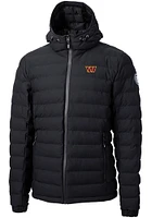 Cutter and Buck Washington Commanders Mens Black Mission Ridge Repreve Filled Jacket
