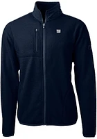 Cutter and Buck New York Giants Mens Navy Blue Cascade Sherpa Light Weight Jacket