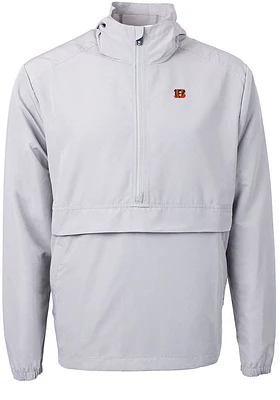 Cutter and Buck Cincinnati Bengals Mens Charter Eco Pullover Jackets