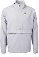 Cutter and Buck Green Bay Packers Mens Grey Charter Eco Pullover Jackets