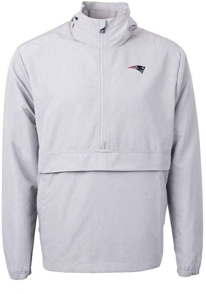 Cutter and Buck New England Patriots Mens Charter Eco Pullover Jackets