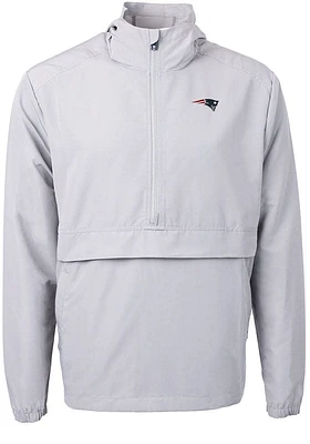 Cutter and Buck New England Patriots Mens Charter Eco Pullover Jackets