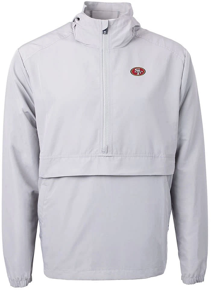 Cutter and Buck San Francisco 49ers Mens Charter Eco Pullover Jackets