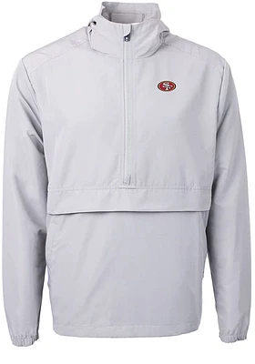 Cutter and Buck San Francisco 49ers Mens Charter Eco Pullover Jackets