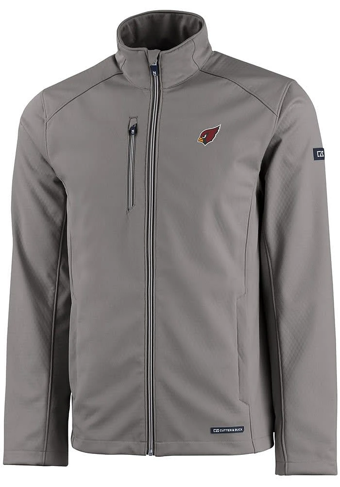 Cutter and Buck Arizona Cardinals Mens Grey Evoke Light Weight Jacket