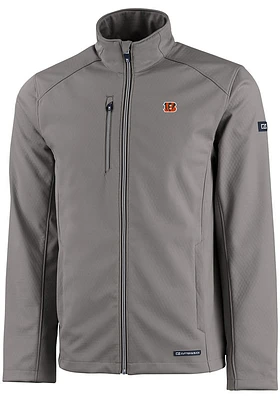 Cutter and Buck Cincinnati Bengals Mens Grey Evoke Light Weight Jacket