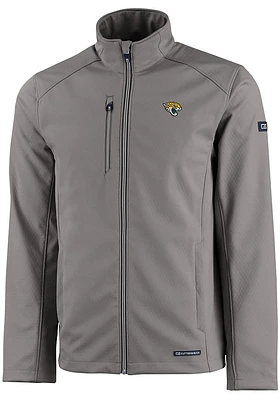 Cutter and Buck Jacksonville Jaguars Mens Grey Evoke Light Weight Jacket
