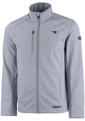 Cutter and Buck New England Patriots Mens Charcoal Evoke Light Weight Jacket