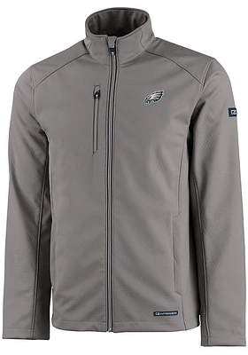Cutter and Buck Philadelphia Eagles Mens Grey Evoke Light Weight Jacket