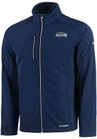Cutter and Buck Seattle Seahawks Mens Navy Blue Evoke Light Weight Jacket