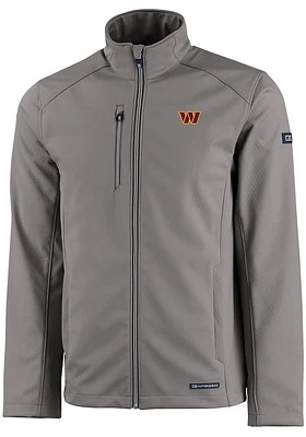 Cutter and Buck Washington Commanders Mens Grey Evoke Light Weight Jacket