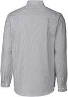 Cutter and Buck Indianapolis Colts Mens Charcoal Stretch Oxford Stripe Long Sleeve Dress Shirt