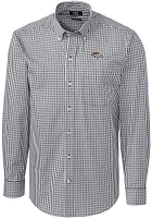 Cutter and Buck Denver Broncos Mens Charcoal Easy Care Long Sleeve Dress Shirt
