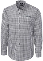 Cutter and Buck Seattle Seahawks Mens Charcoal Easy Care Long Sleeve Dress Shirt