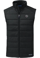 Cutter and Buck Cincinnati Bearcats Mens Black Evoke Embroidered Logo Sleeveless Jacket