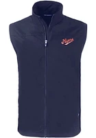 Cutter and Buck Dayton Flyers Mens Navy Blue Charter Sleeveless Jacket