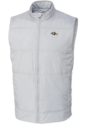 Cutter and Buck Baltimore Ravens Big Tall Grey Stealth Mens Vest