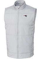 Cutter and Buck New England Patriots Big Tall Grey Stealth Mens Vest