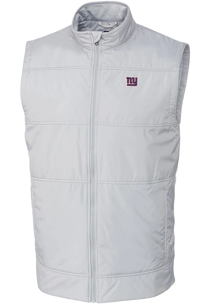 Cutter and Buck New York Giants Big Tall Grey Stealth Mens Vest