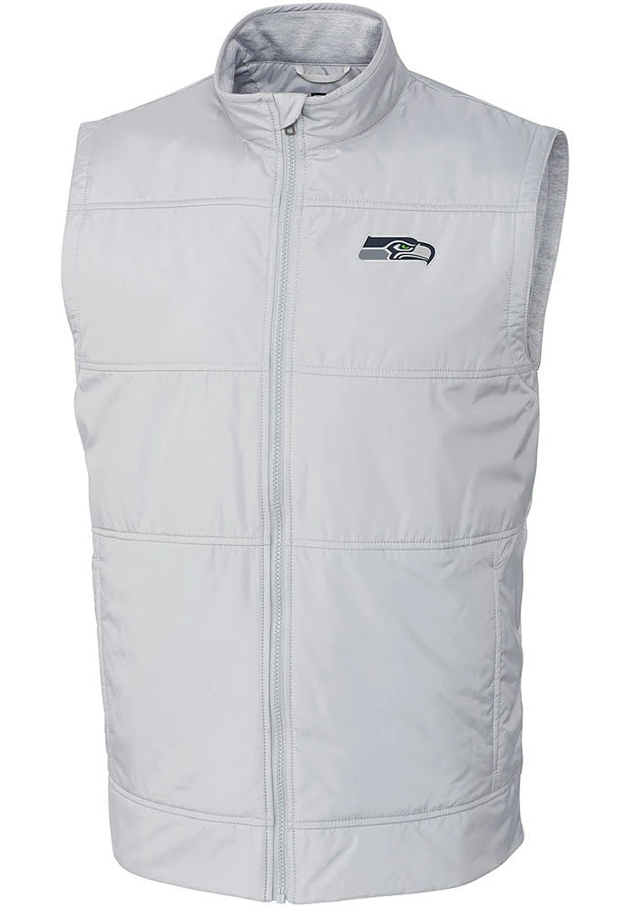 Cutter and Buck Seattle Seahawks Big Tall Grey Stealth Mens Vest