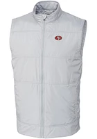 Cutter and Buck San Francisco 49ers Big Tall Grey Stealth Mens Vest