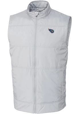 Cutter and Buck Tennessee Titans Big Tall Grey Stealth Mens Vest