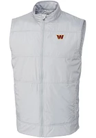 Cutter and Buck Washington Commanders Big Tall Grey Stealth Mens Vest