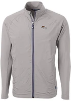 Cutter and Buck Denver Broncos Mens Grey Adapt Eco Big Tall Light Weight Jacket