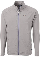 Cutter and Buck Los Angeles Chargers Mens Adapt Eco Big Tall Light Weight Jacket