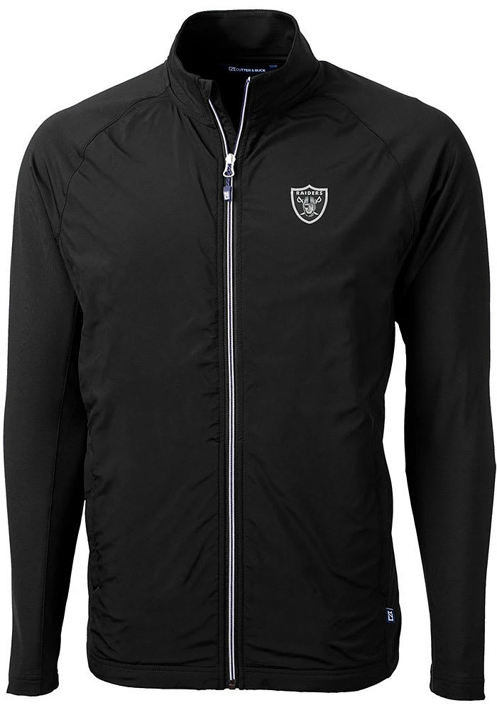 Cutter and Buck Las Vegas Raiders Mens Adapt Eco Big Tall Light Weight Jacket