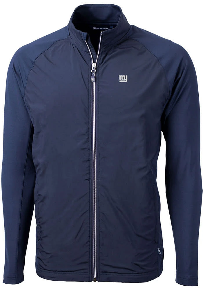 Cutter and Buck New York Giants Mens Navy Blue Adapt Eco Big Tall Light Weight Jacket