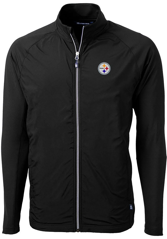 Cutter and Buck Pittsburgh Steelers Mens Adapt Eco Big Tall Light Weight Jacket