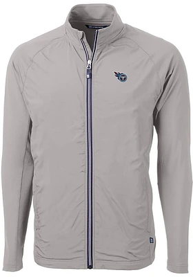 Cutter and Buck Tennessee Titans Mens Grey Adapt Eco Big Tall Light Weight Jacket
