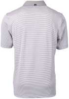 Cutter and Buck Arizona Cardinals Grey Virtue Eco Pique Micro Stripe Big Tall Polo
