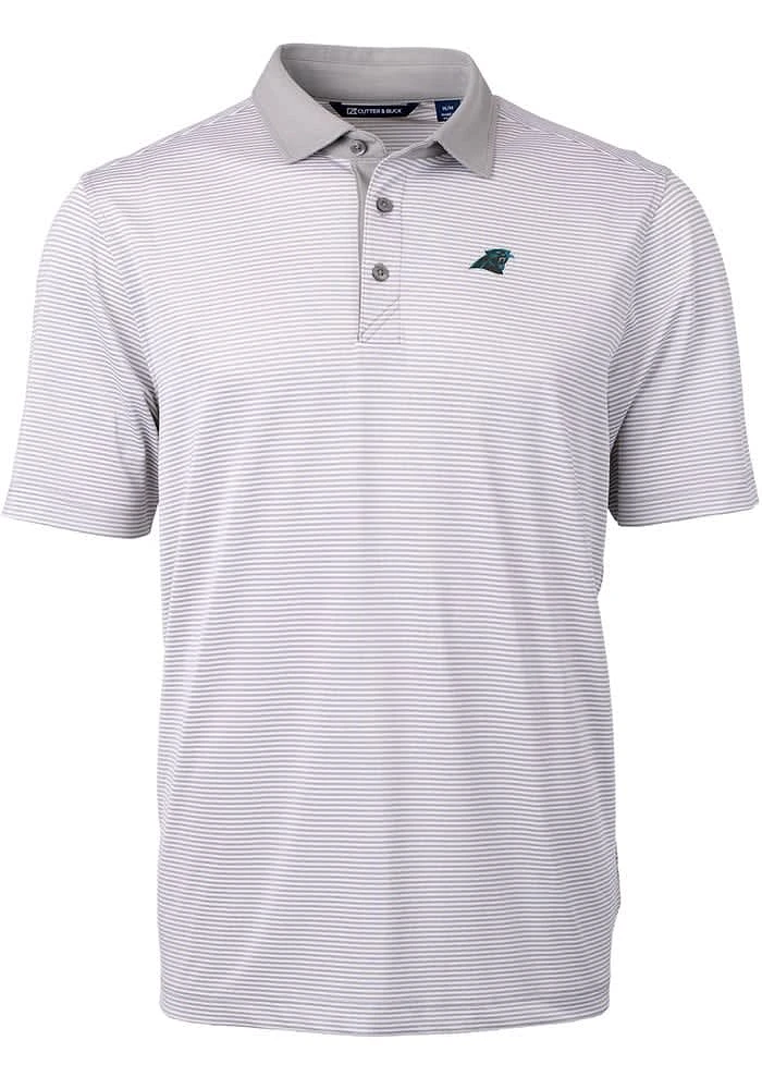 Cutter and Buck Carolina Panthers Virtue Eco Pique Big Tall Polo