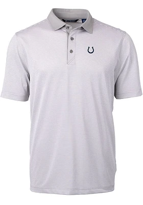 Cutter and Buck Indianapolis Colts Virtue Eco Pique Micro Stripe Big Tall Polo