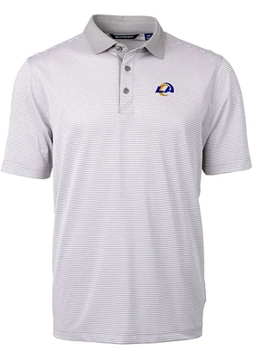 Cutter and Buck Los Angeles Rams Virtue Eco Pique Big Tall Polo