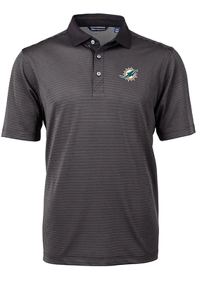 Cutter and Buck Miami Dolphins Virtue Eco Pique Big Tall Polo