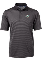 Cutter and Buck Miami Dolphins Virtue Eco Pique Big Tall Polo