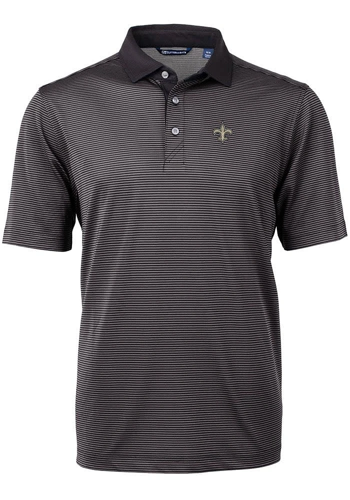 Cutter and Buck New Orleans Saints Virtue Eco Pique Big Tall Polo