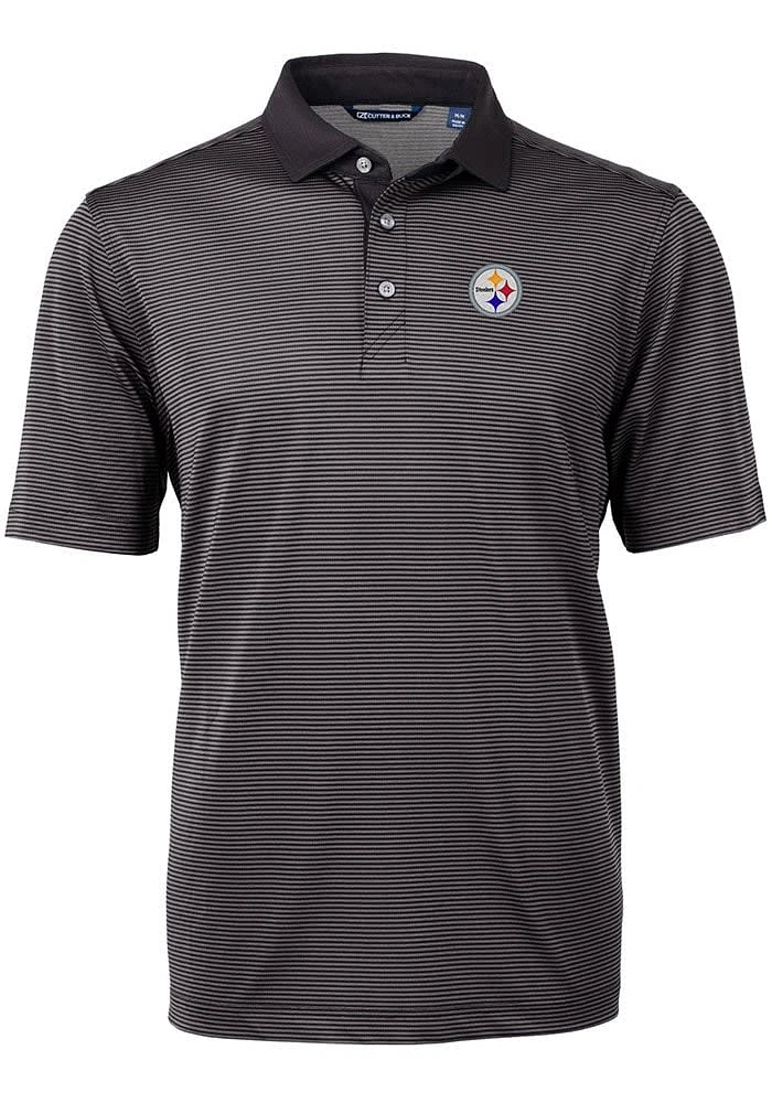 Cutter and Buck Pittsburgh Steelers Virtue Eco Pique Big Tall Polo