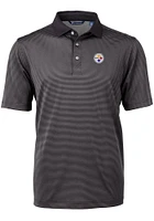 Cutter and Buck Pittsburgh Steelers Virtue Eco Pique Big Tall Polo