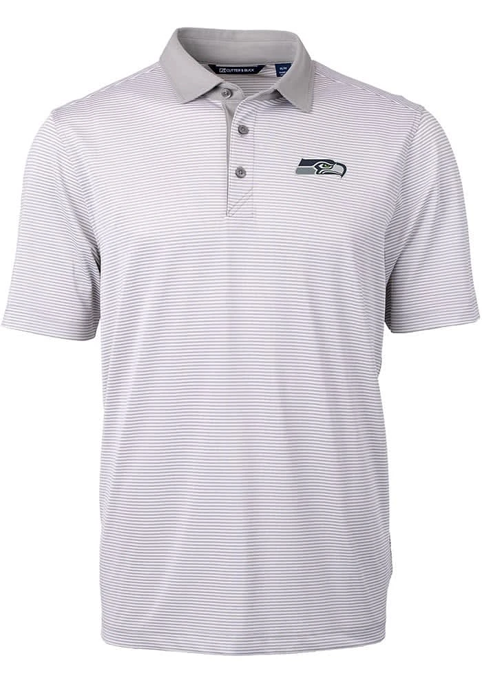 Cutter and Buck Seattle Seahawks Virtue Eco Pique Big Tall Polo