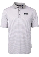 Cutter and Buck Seattle Seahawks Virtue Eco Pique Big Tall Polo