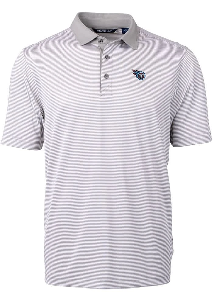 Cutter and Buck Tennessee Titans Virtue Eco Pique Big Tall Polo