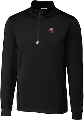 Cutter and Buck Tampa Bay Buccaneers Mens Traverse Big Tall Qtr Zip