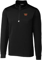 Cutter and Buck Washington Commanders Mens Traverse Big Tall Qtr Zip