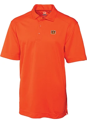 Cutter and Buck Cincinnati Bengals Mens Orange Drytec Genre Big Tall Polos Shirt