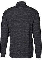 Cutter and Buck Los Angeles Rams Mens Black Traverse Camo Big Tall Qtr Zip